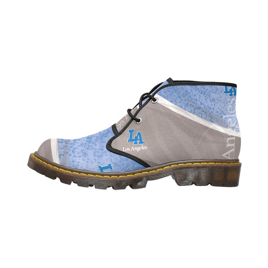 LA Women's Canvas Chukka Boots Shoe (Model 2402-1)