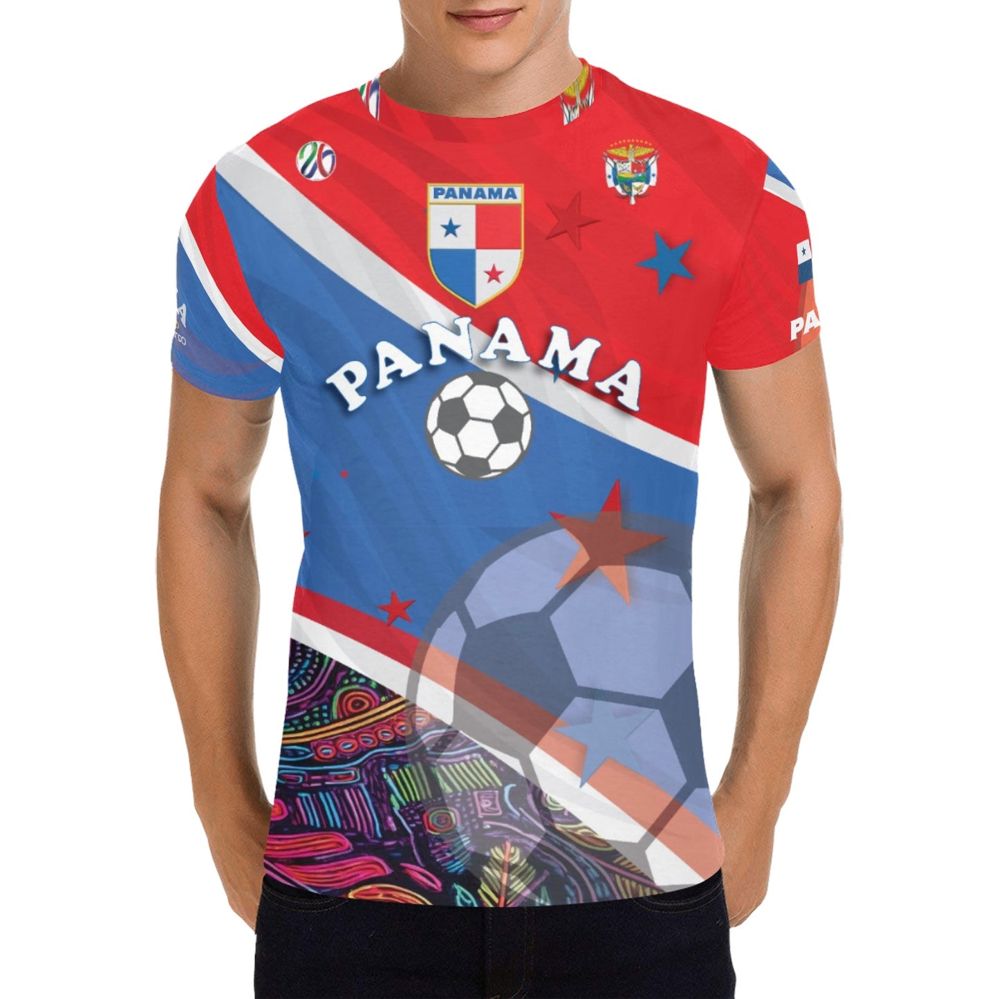 Panama Soccer Men's All Over Print T-shirt (USA Size) (Model T40)
