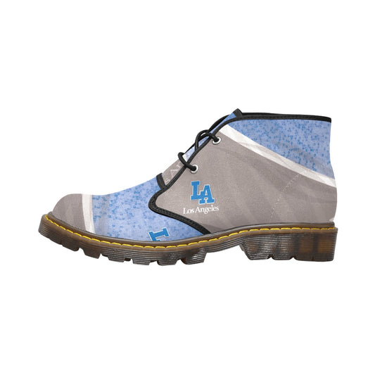 LA Men's Canvas Chukka Boots Shoe (Model 2402-1)