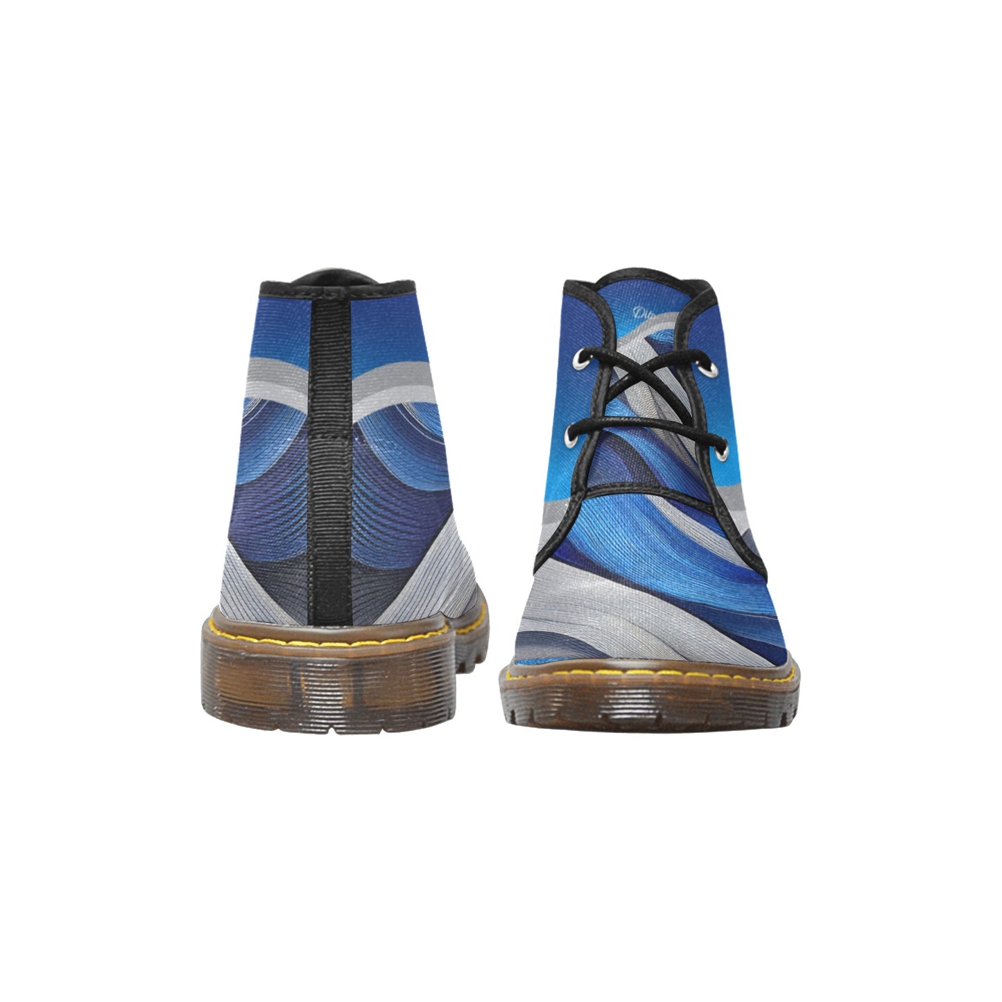 Blue Ribbon Men's Canvas Chukka Boots Shoe (Model 2402-1)
