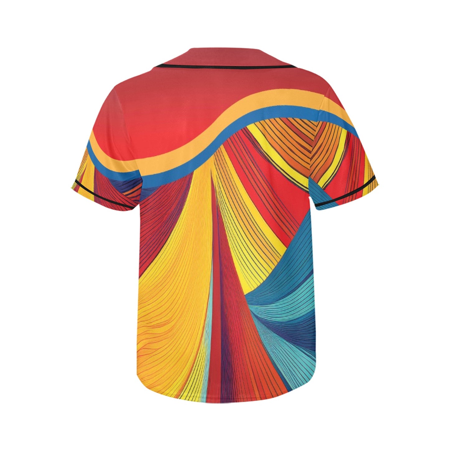 Colorful Women's All Over Print Baseball Jersey(ModelT50)