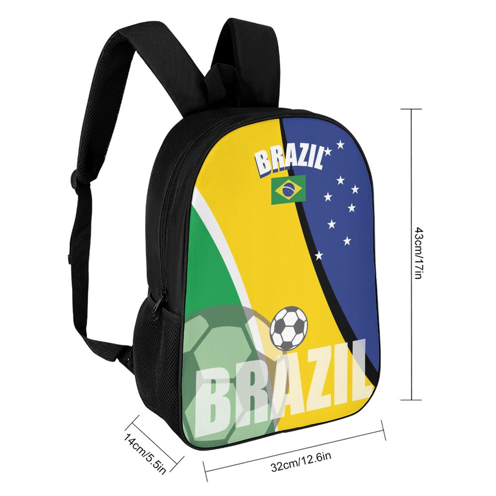Brazil New 17 inch Shoulder Backpack