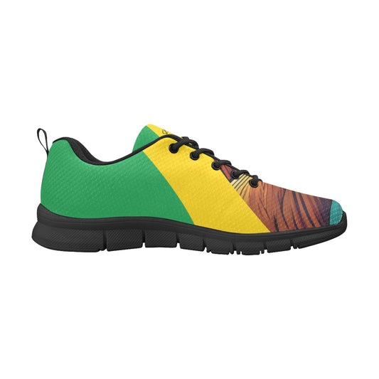 Caribbean Vibe Women's Breathable Sneakers (Model 055)