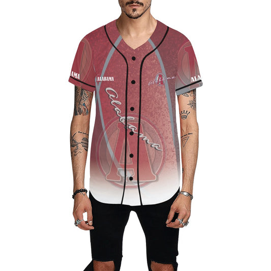 Alabama Men's All Over Print Baseball Jersey (T50)