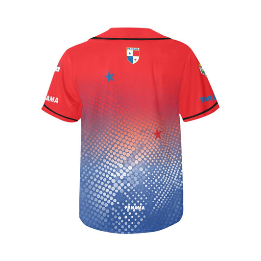 Panama Dots Women's All Over Print Baseball Jersey(ModelT50)