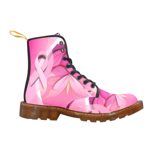 Awareness Women's Lace Up Canvas Boots Shoe (Model1203H)