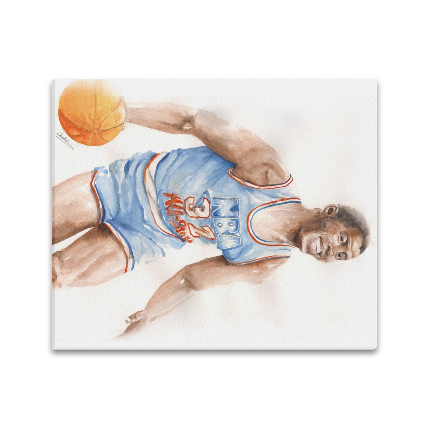 -Magic Johnson Canvas Print 20"x24" Made in the USA