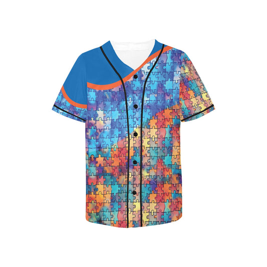 Geniuses Kid's All Over Print Baseball Jersey(ModelT50)