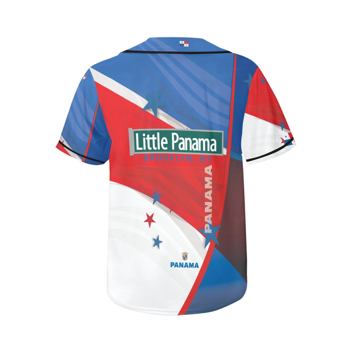 Little Panama Women's All Over Print Baseball Jersey(ModelT50)