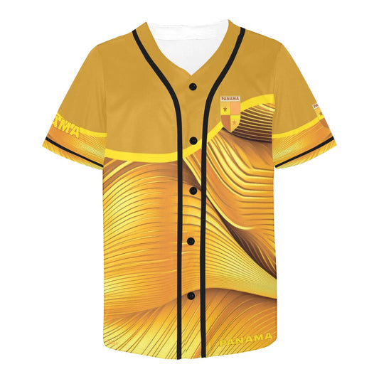 Panama Golden Men's All Over Print Baseball Jersey (T50)