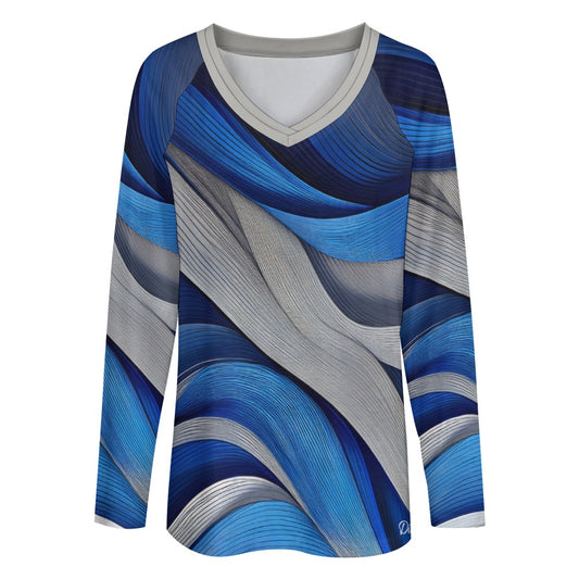 *Blue Ribbon Women's Long sleeve loose tee