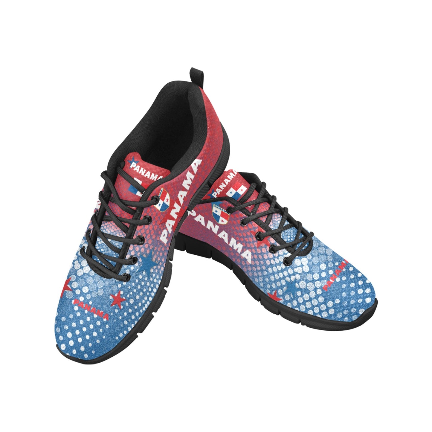 Panama Dots Men's Breathable Sneakers (Model 055)