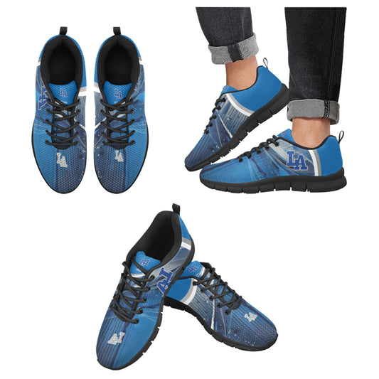 LA Blue Liquid Women's Breathable Sneakers (Model 055)