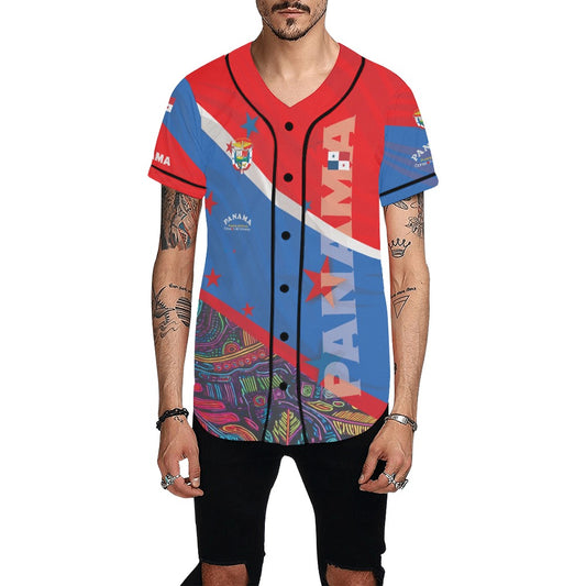 Panama Mola Men's All Over Print Baseball Jersey (T50)