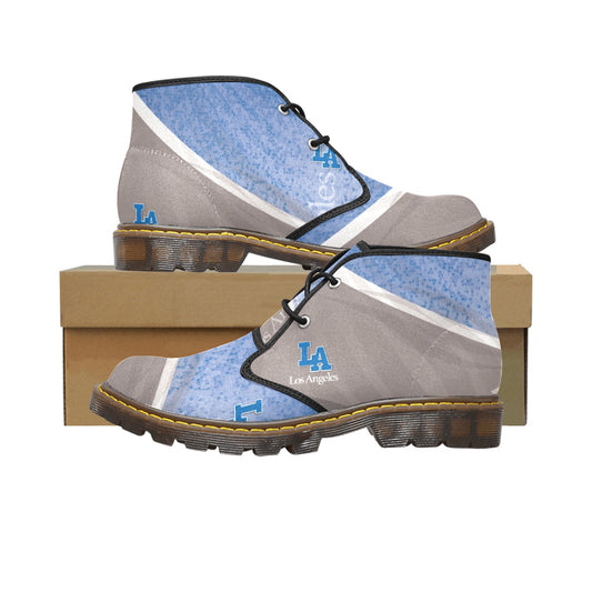 LA Men's Canvas Chukka Boots Shoe (Model 2402-1)