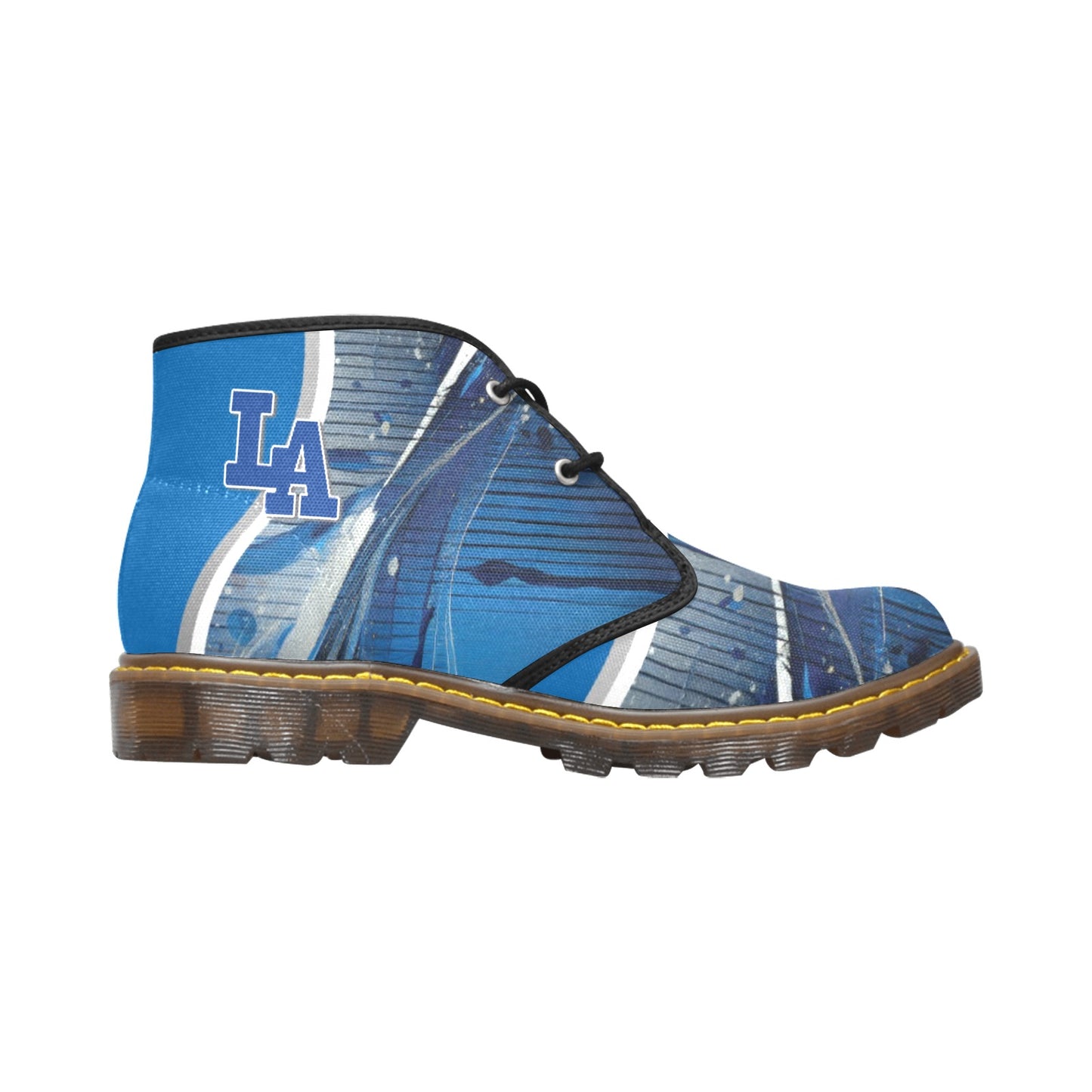 LA Blue Liquid Men's Canvas Chukka Boots (Model 2402-1)