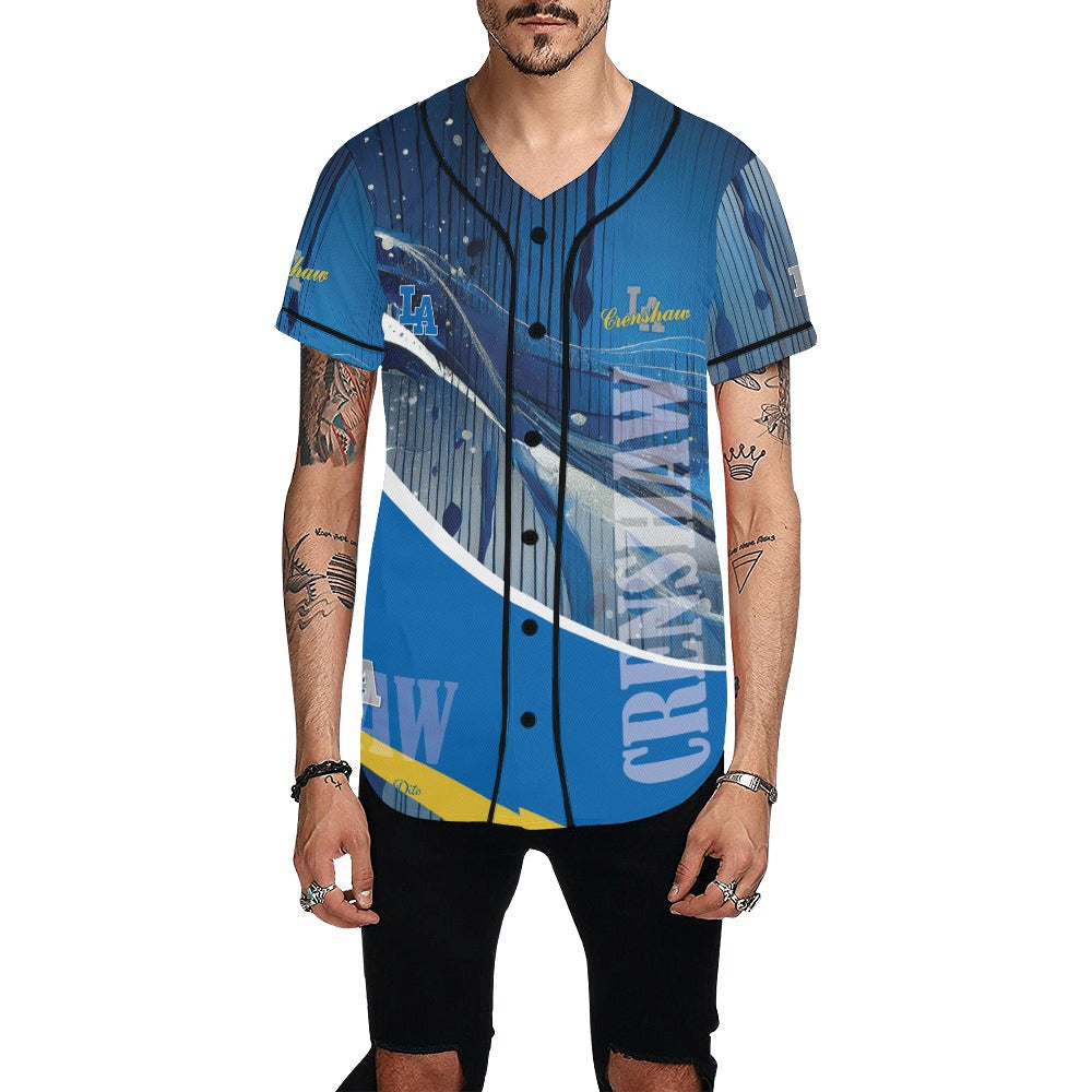 LA Crenshaw Men's All Over Print Baseball Jersey (T50)