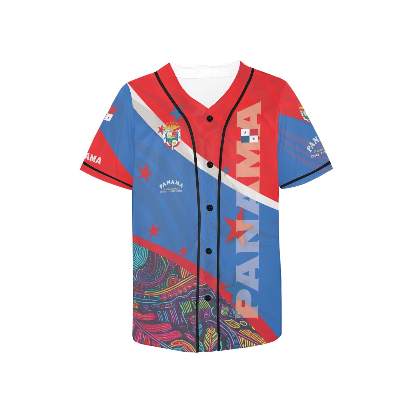 Panama Kid's All Over Print Baseball Jersey Look (ModelT50)