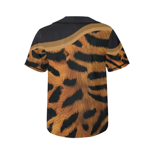 Tiger Women's All Over Print Baseball Jersey(ModelT50)