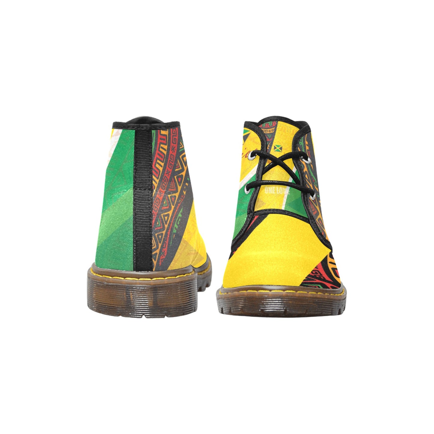 Jamaica Men's Canvas Chukka Boots Shoe (Model 2402-1)