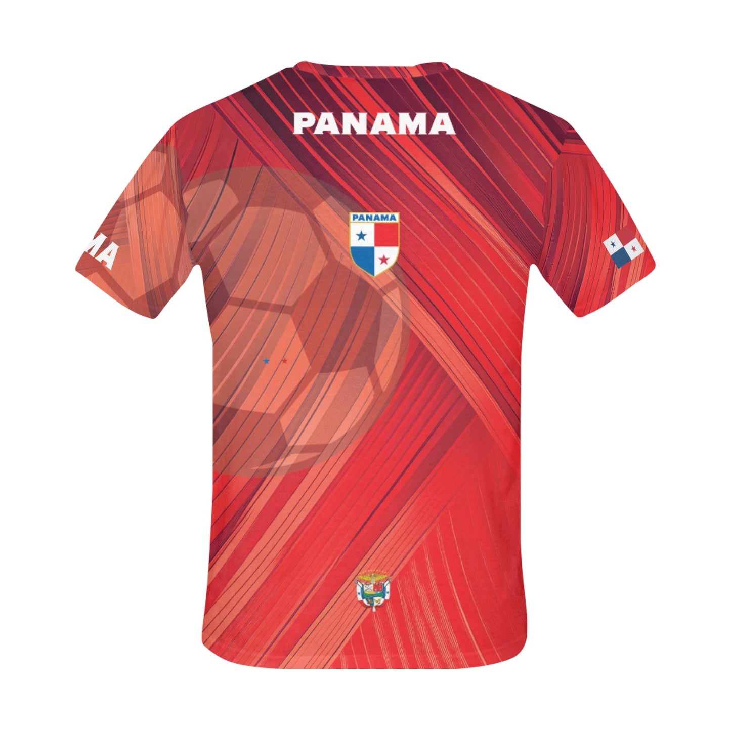 Panama Red Wave Men's All Over Print T-shirt (USA Size) (Model T40)