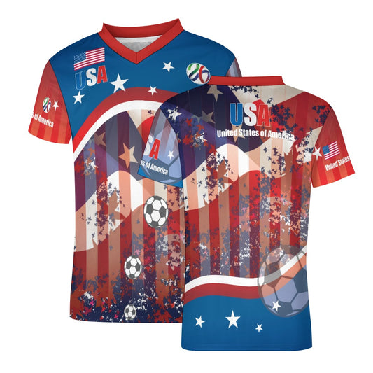 USA Football clothes V-neck