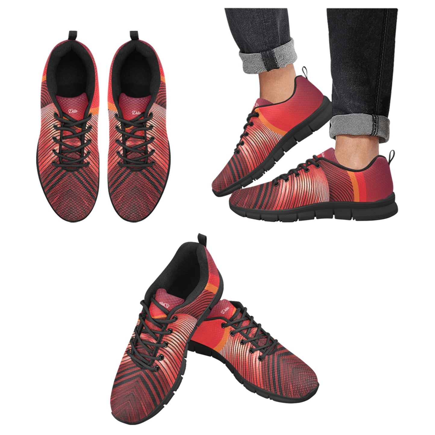 heartbeat Women's Breathable Sneakers (Model 055)