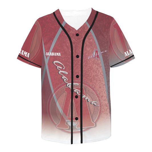 Alabama Men's All Over Print Baseball Jersey (T50)