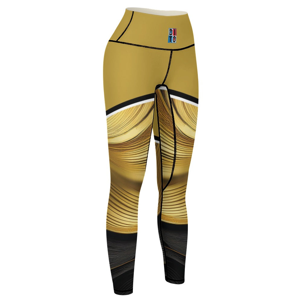 Black Gold Women's Comfort Sports Yoga Pants