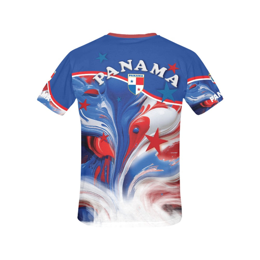 Panama Paint Women's All Over Print T-shirt (USA Size) (T40)