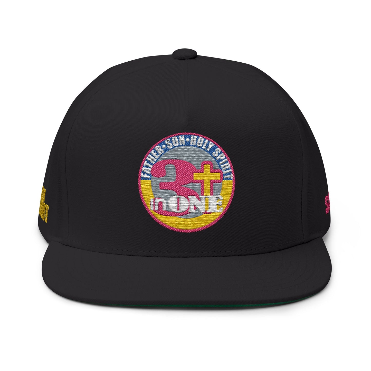 3 in 1 Flat Bill Cap (Embroidery)