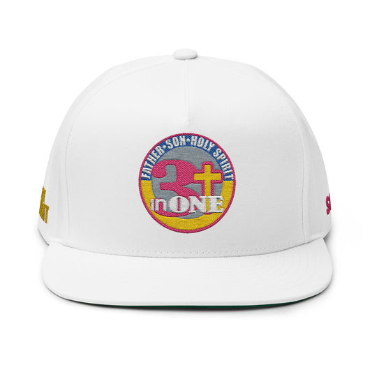 3 in 1 Flat Bill Cap (Embroidery)