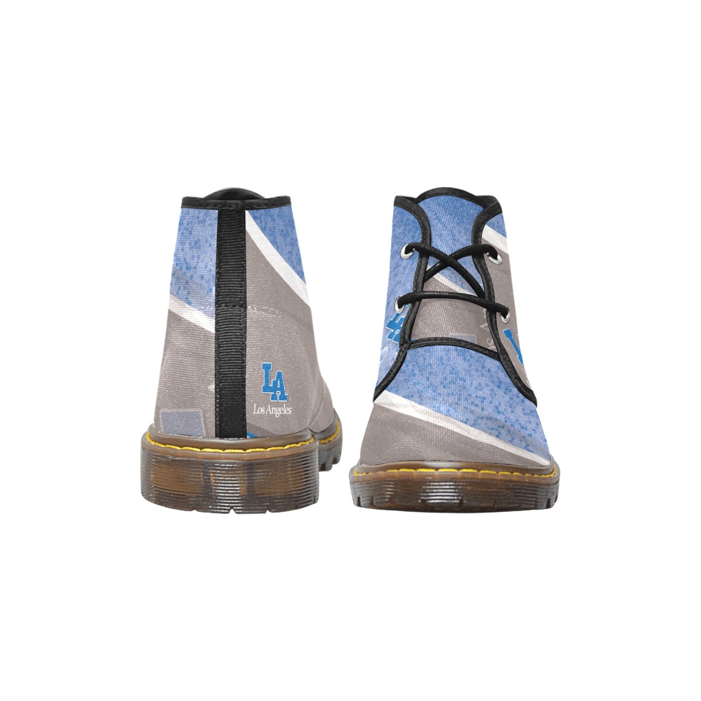 LA Men's Canvas Chukka Boots Shoe (Model 2402-1)
