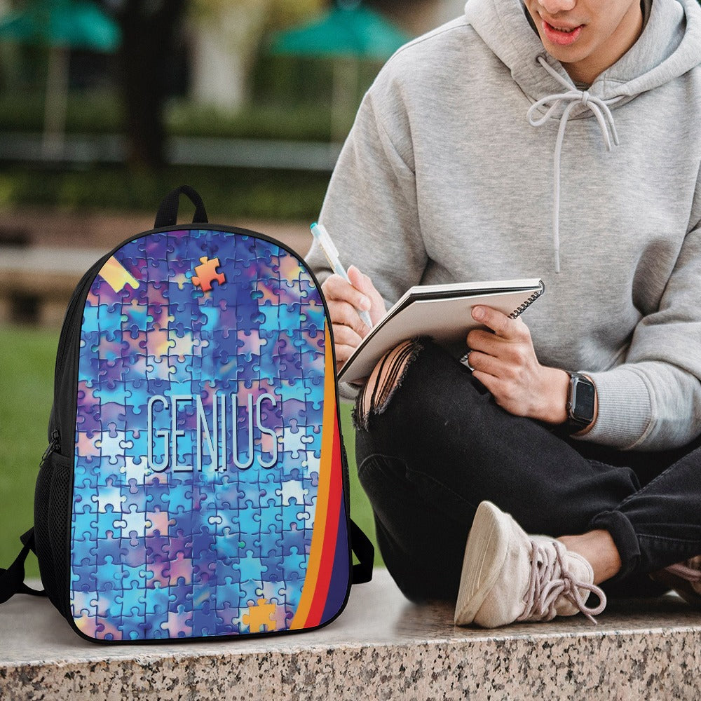Genius New 17 inch Shoulder Backpack