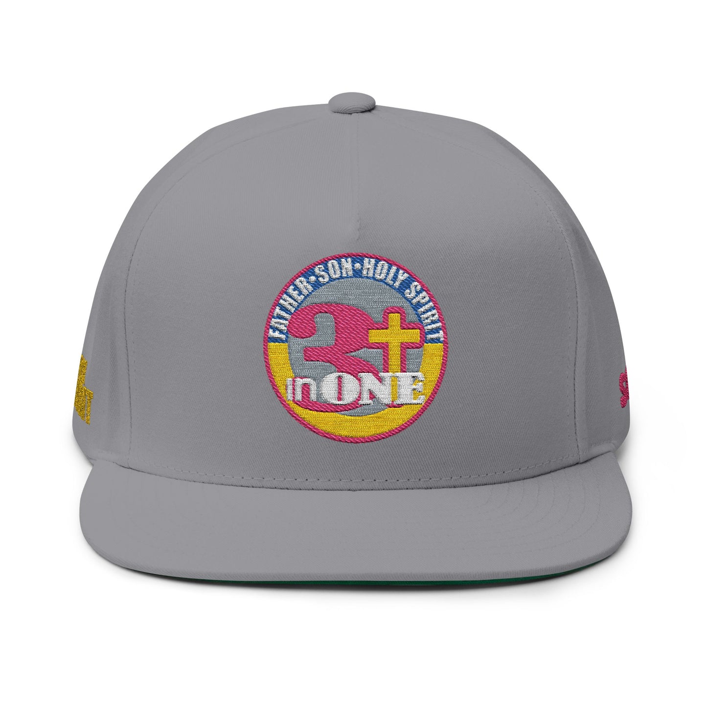 3 in 1 Flat Bill Cap (Embroidery)