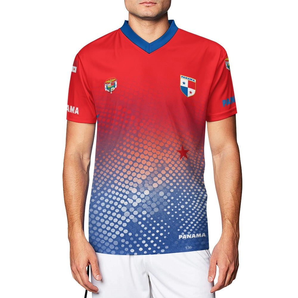 Panama Dots Football clothes V-neck