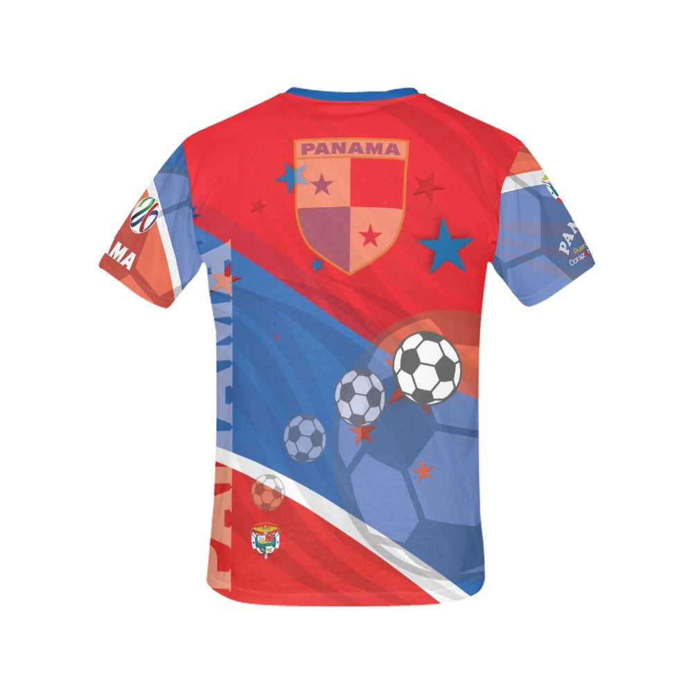 Panama Soccer Women's All Over Print T-shirt (USA Size) (T40)