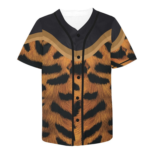 Tiger Men's All Over Print Baseball Jersey (T50)