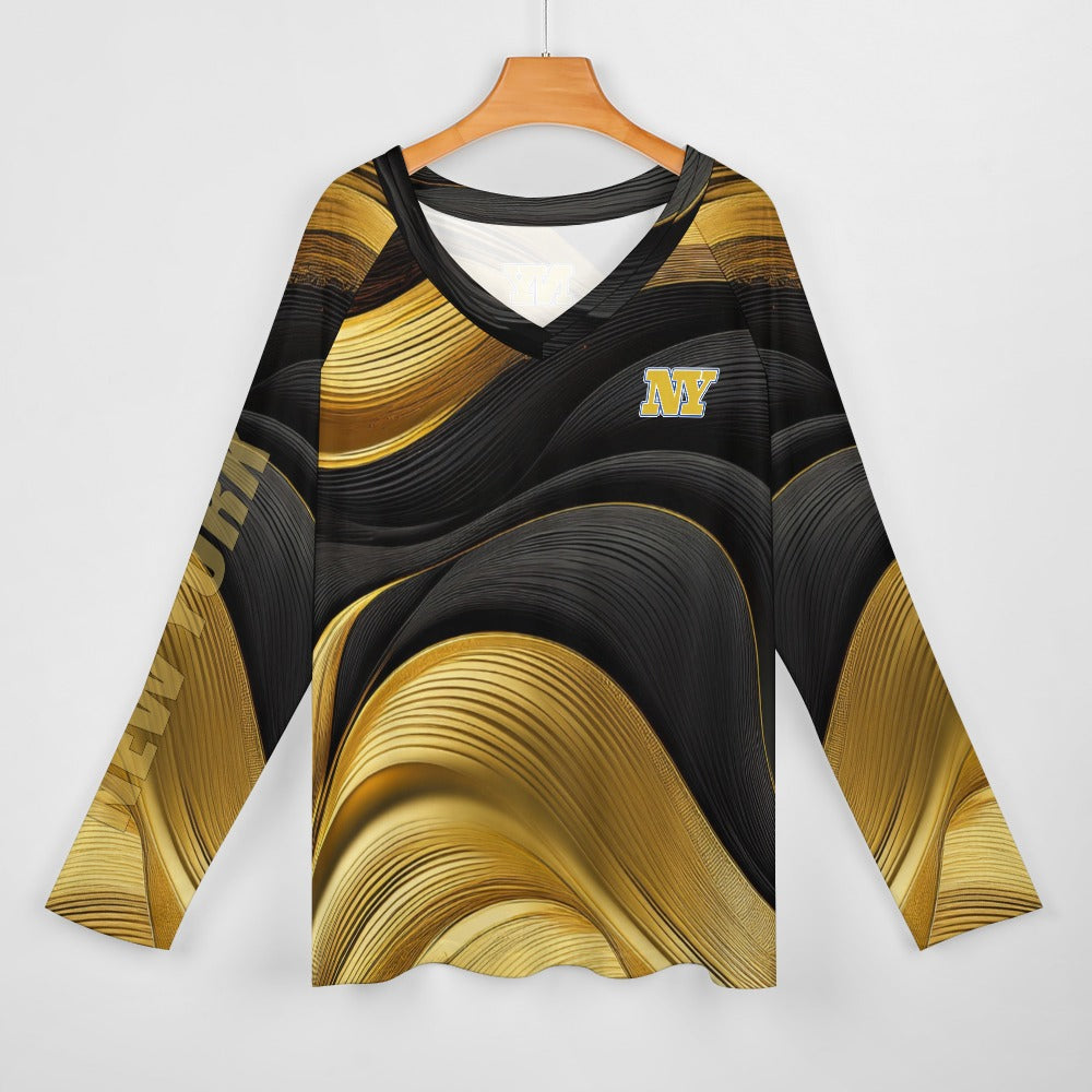 New York Women's Long sleeve loose tee