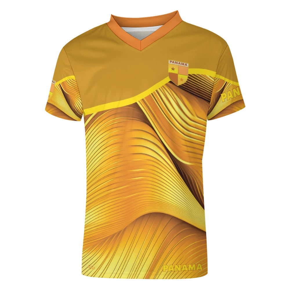 Panama Golden Football clothes V-neck
