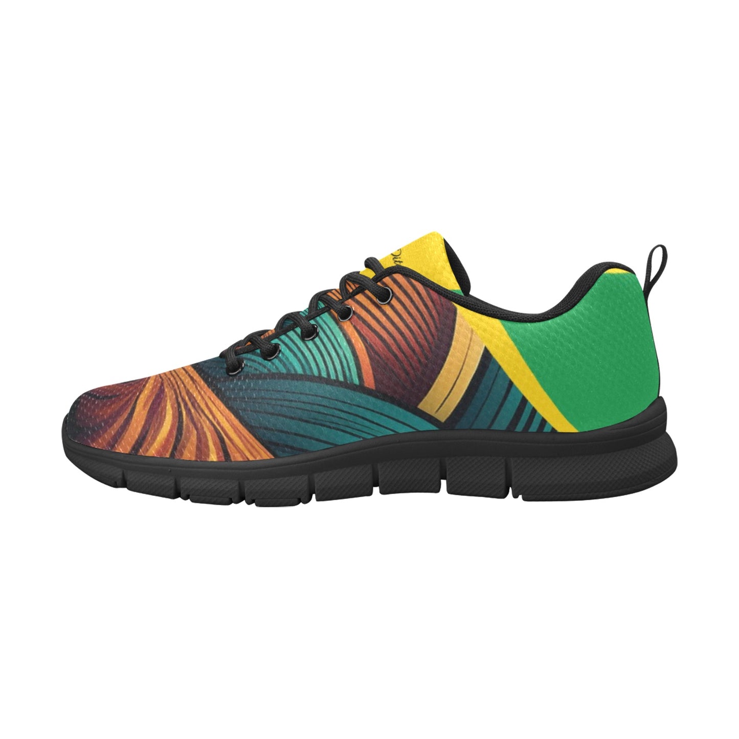 Caribbean Vibe Men's Breathable Sneakers (Model 055)