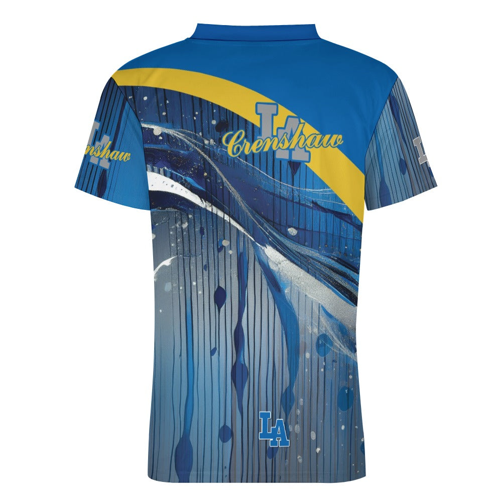 LA Crenshaw Football clothes V-neck