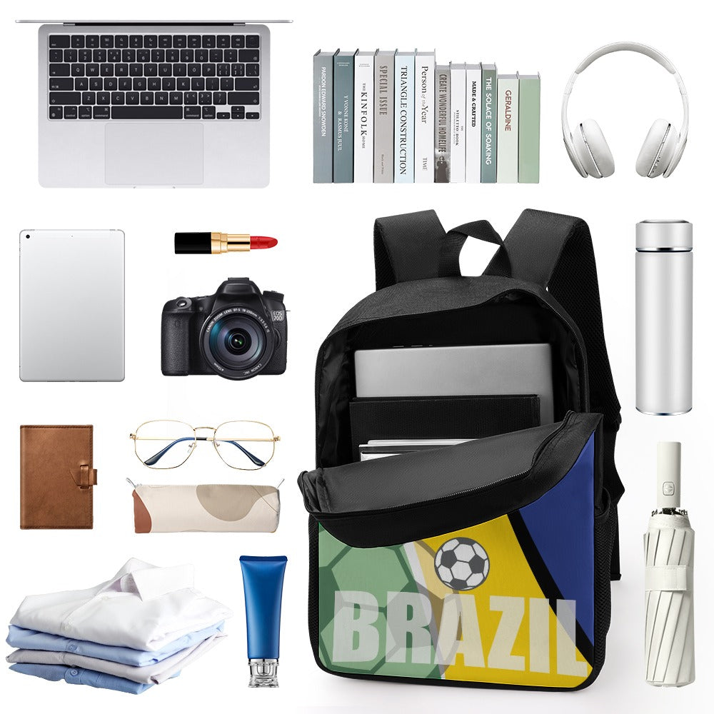 Brazil New 17 inch Shoulder Backpack