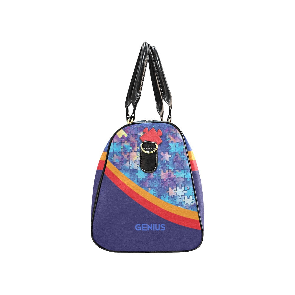 Geniuses Travel Bag Black (Small) (Model1639)