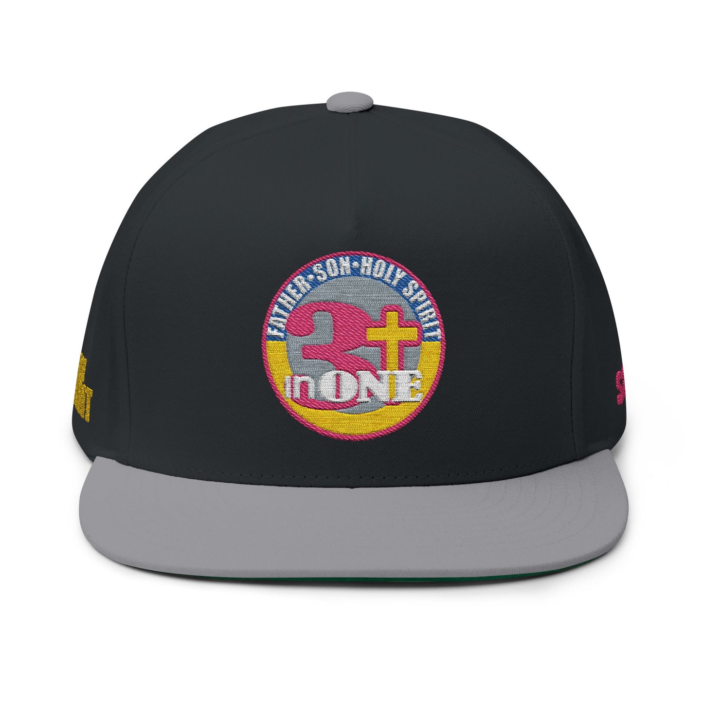 3 in 1 Flat Bill Cap (Embroidery)