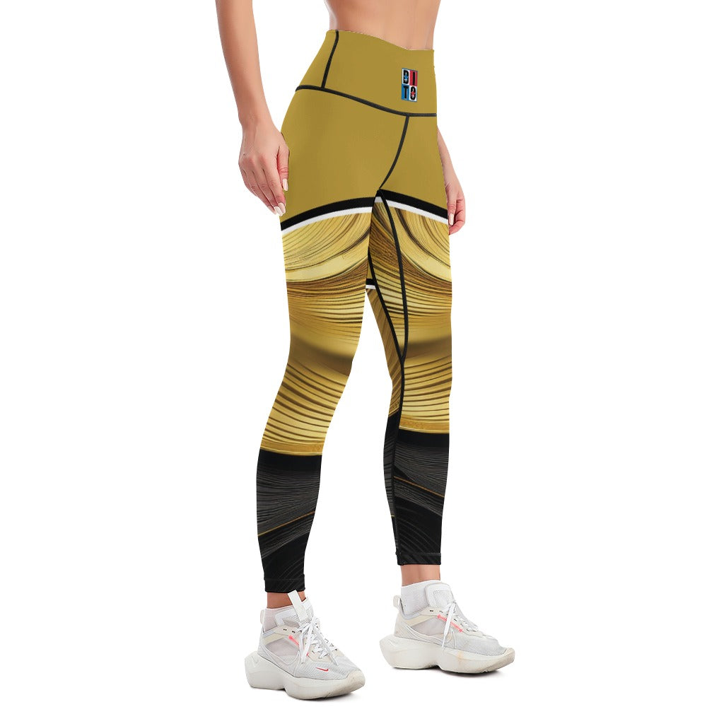 Black Gold Women's Comfort Sports Yoga Pants