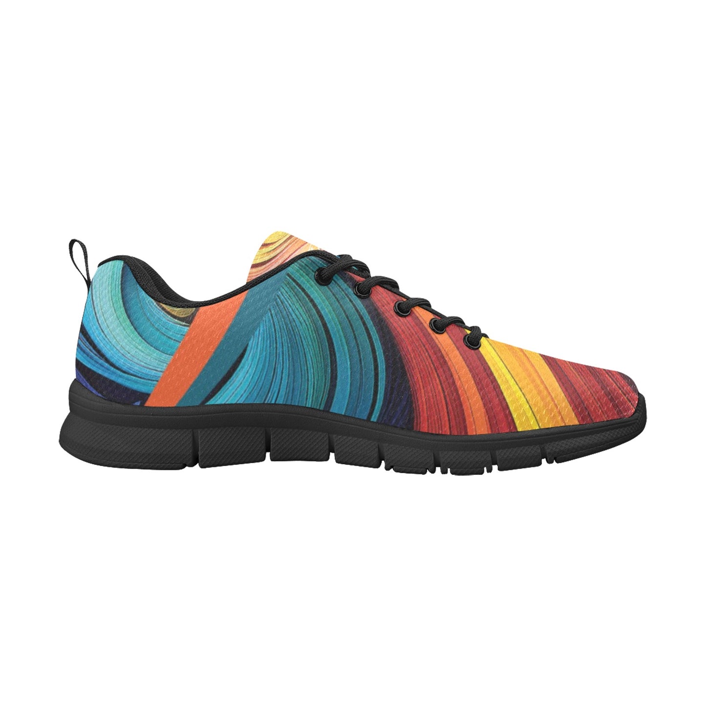 Rainbow Men's Breathable Sneakers (Model 055)