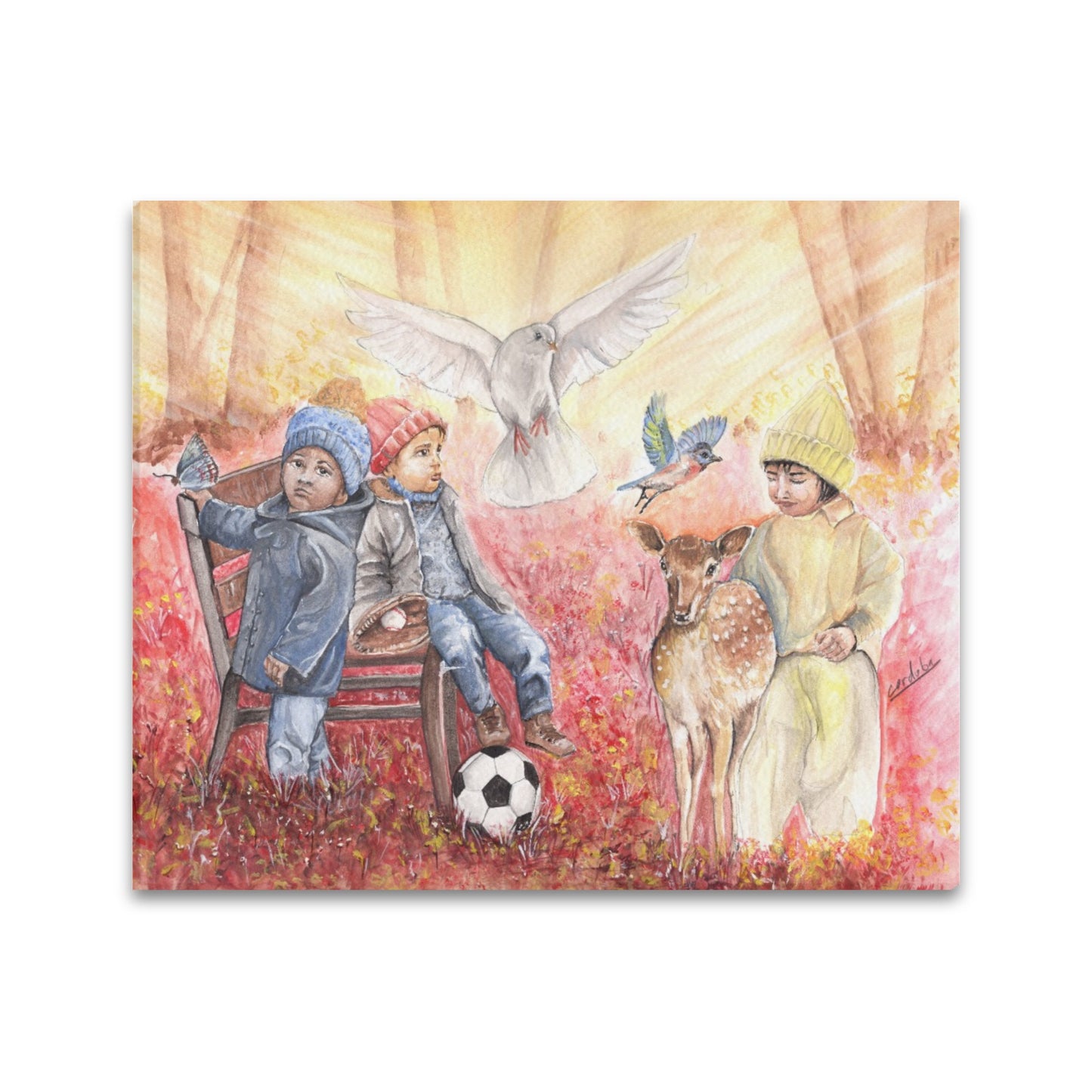 -Innocence Canvas Print 20"x24" Made in the USA