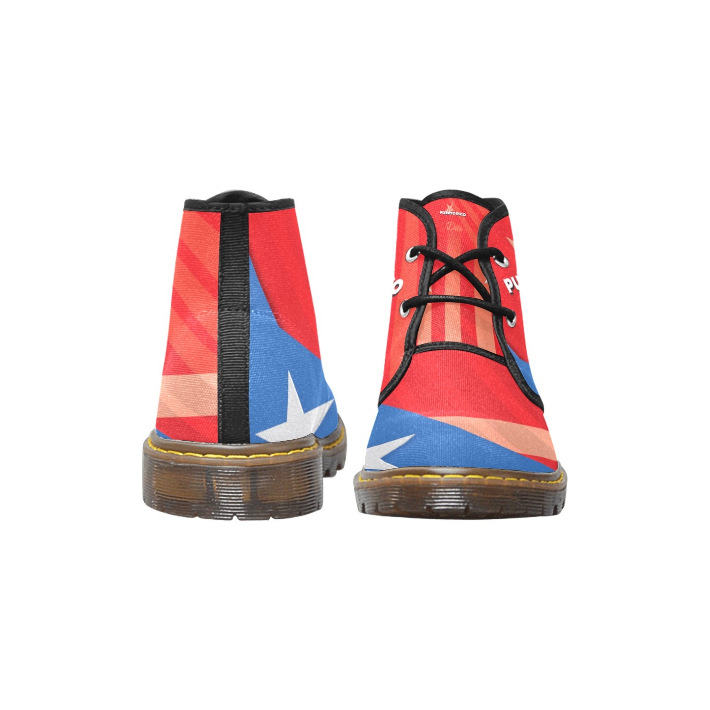 Puerto Rico Men's Canvas Chukka Boots Shoe (Model 2402-1)