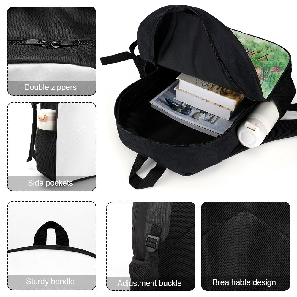 Deer Mom New 17 inch Shoulder Backpack